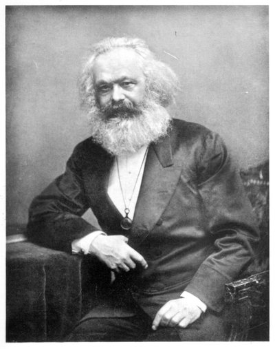 Portrait of Karl Marx (1818-1893) by English Photographer